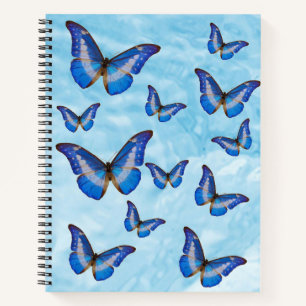 Blue Butterflies Notebook