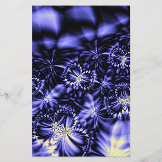 Blue Butterflies Stationery (Front)