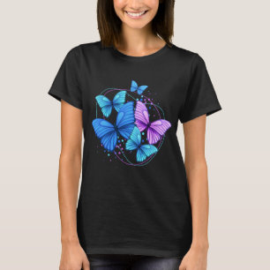 blue butterflies T-Shirt