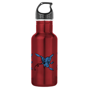 Blue Butterfly 532 Ml Water Bottle