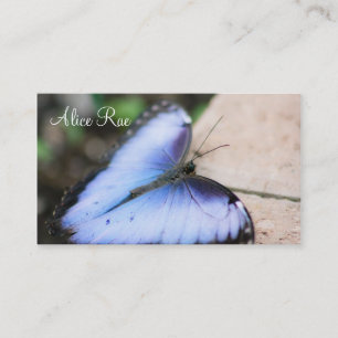 Blue Butterfly Business Card
