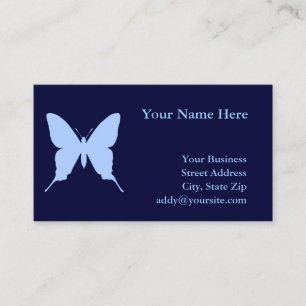 Blue Butterfly Business Card