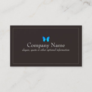 Blue Butterfly Business Card