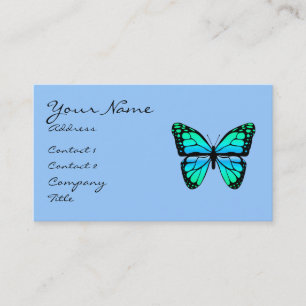 Blue Butterfly Business Card