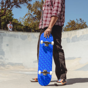 Blue Butterfly by Kenneth Yoncich Skateboard