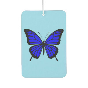 Blue Butterfly Car Air Freshener
