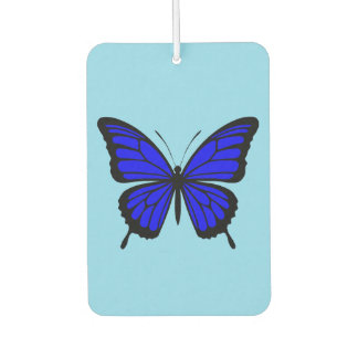 Blue Butterfly Car Air Freshener