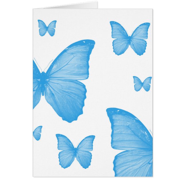 Blue Butterfly Card (Front)
