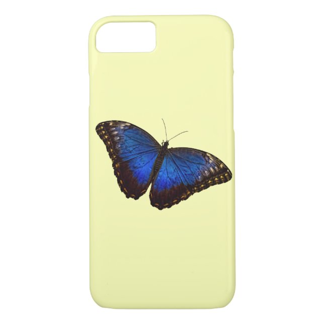 Blue Butterfly Case-Mate iPhone Case (Back)