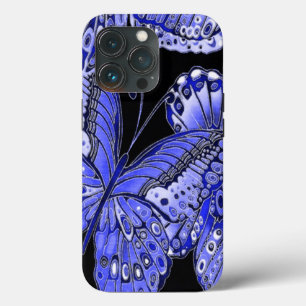 Blue Butterfly  iPhone 13 Pro Case