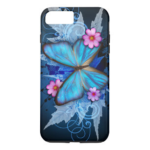 Blue Butterfly iPhone 8 Plus/7 Plus Case