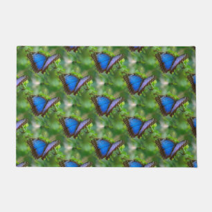 Blue Butterfly Doormat
