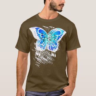 Blue Butterfly Effect Art T-Shirt