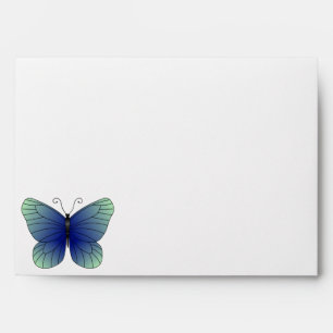 Blue Butterfly Envelope