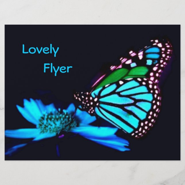 Blue Butterfly Flyer (Front)