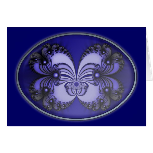 Blue Butterfly Fractal 200706070030 (Front Horizontal)