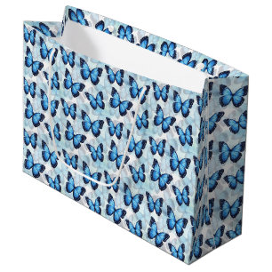 Blue Butterfly Gift Bag