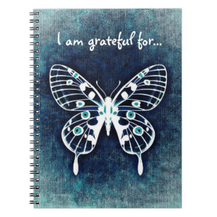 Blue Butterfly Gratitude Journal
