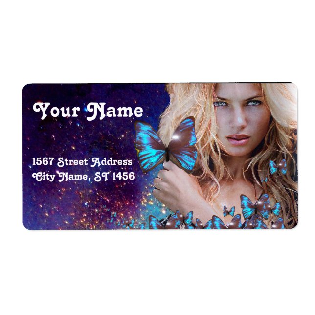 BLUE BUTTERFLY HAIR, BEAUTY SALON , MAKEUP ARTIST (Front)