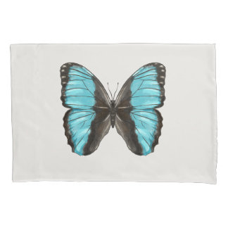 Blue Butterfly Insect Art Nature Lover Pillowcase