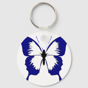 Blue Butterfly Key Ring