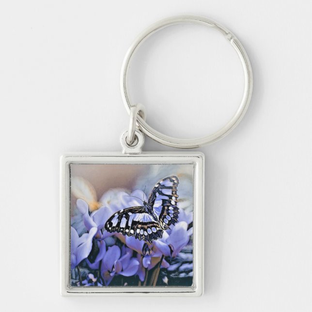 Blue Butterfly Key Ring (Front)