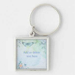Blue Butterfly Key Ring