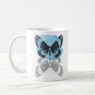 Blue butterfly magic. coffee mug