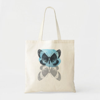 Blue butterfly magic. tote bag