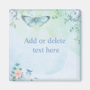 Blue Butterfly Magnet