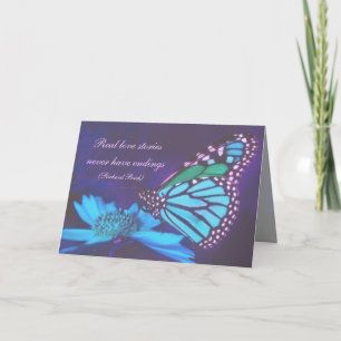 Blue Butterfly Mother's Day Card