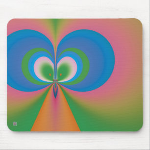 Blue Butterfly Mouse Mat