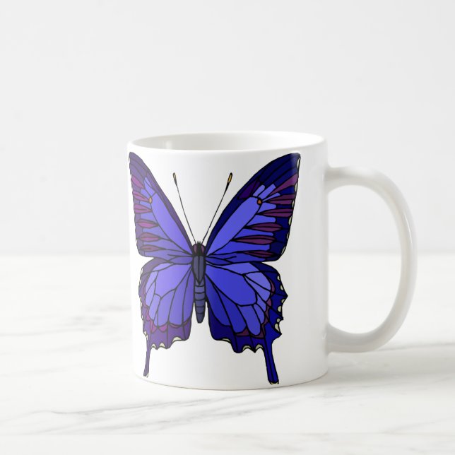 Blue Butterfly Mug (Right)