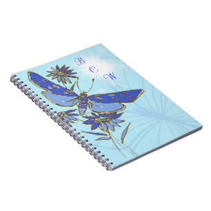 Blue Butterfly Notebook