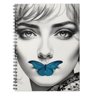 Blue Butterfly   Notebook of Unsaid Words 