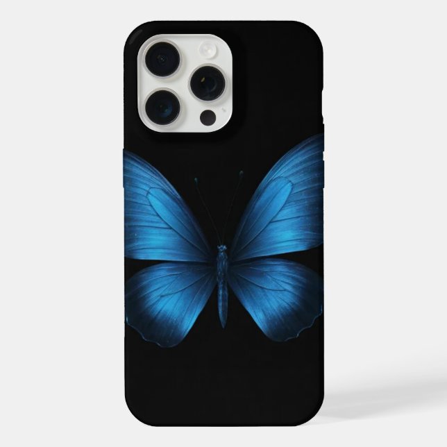 Blue butterfly Phone Case (Back)