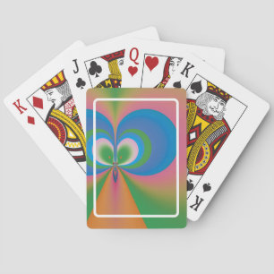 Blue Butterfly Playing Cards