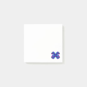 Blue Butterfly Post-It Notes
