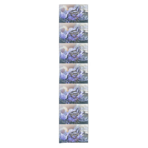 Blue Butterfly Short Table Runner