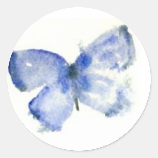 Blue Butterfly Stickers (Front)