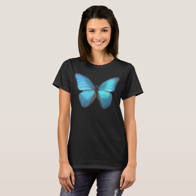 Blue Butterfly T-Shirt (Front Full)
