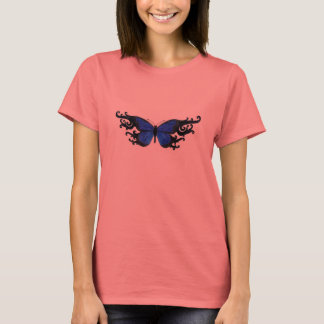 Blue Butterfly T-Shirt Customisable