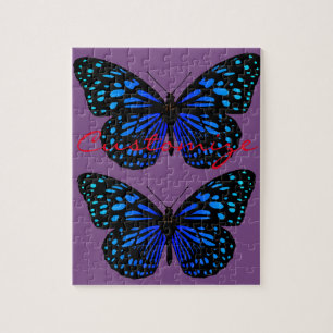 Blue butterfly Thunder_Cove Jigsaw Puzzle