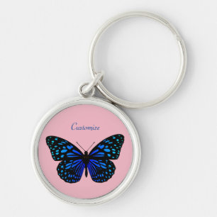 Blue butterfly Thunder_Cove Key Ring