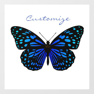 Blue butterfly Thunder_Cove Window Cling