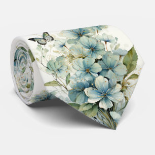 Blue Butterfly Tie