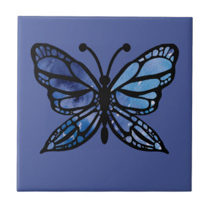 Blue Butterfly Tile