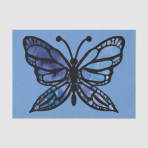 Blue Butterfly Tissue Paper
