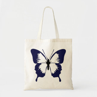 Blue Butterfly Tote Bag
