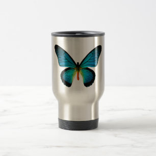 Blue Butterfly Travel Mug